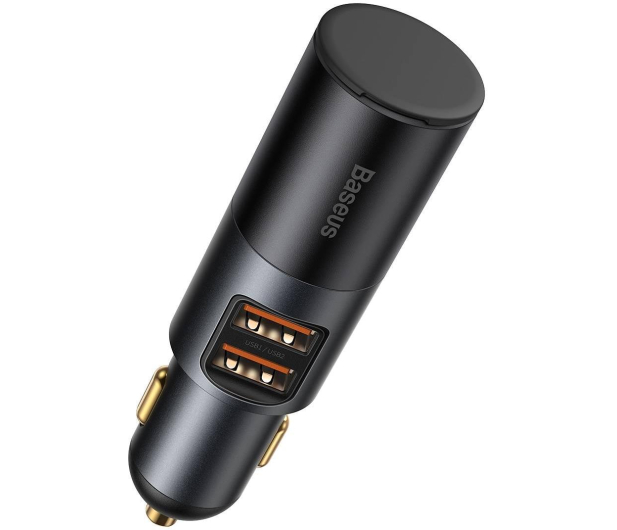 BASEUS Share Together Fast z gniazdem zapalniczki 2xUSB 120W (szara) CCBT-D0G - 691206 - zdjęcie 3